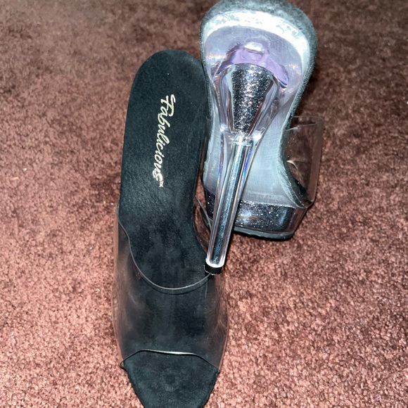 GLITTER PLEASER HEELS , PLEASER HEELS - Picture 4 of 4